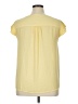 Calvin Klein 100% Polyester Yellow Short Sleeve Blouse Size XL - photo 2
