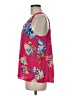 Everly 100% Polyester Pink Sleeveless Blouse Size M - photo 5