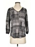 Cato Gray 3/4 Sleeve Blouse Size S - photo 1