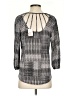 Cato Gray 3/4 Sleeve Blouse Size S - photo 2