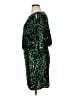 Boston Proper 100% Polyester Stars Green Cocktail Dress Size 16 - photo 5