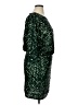 Boston Proper 100% Polyester Stars Green Cocktail Dress Size 16 - photo 4