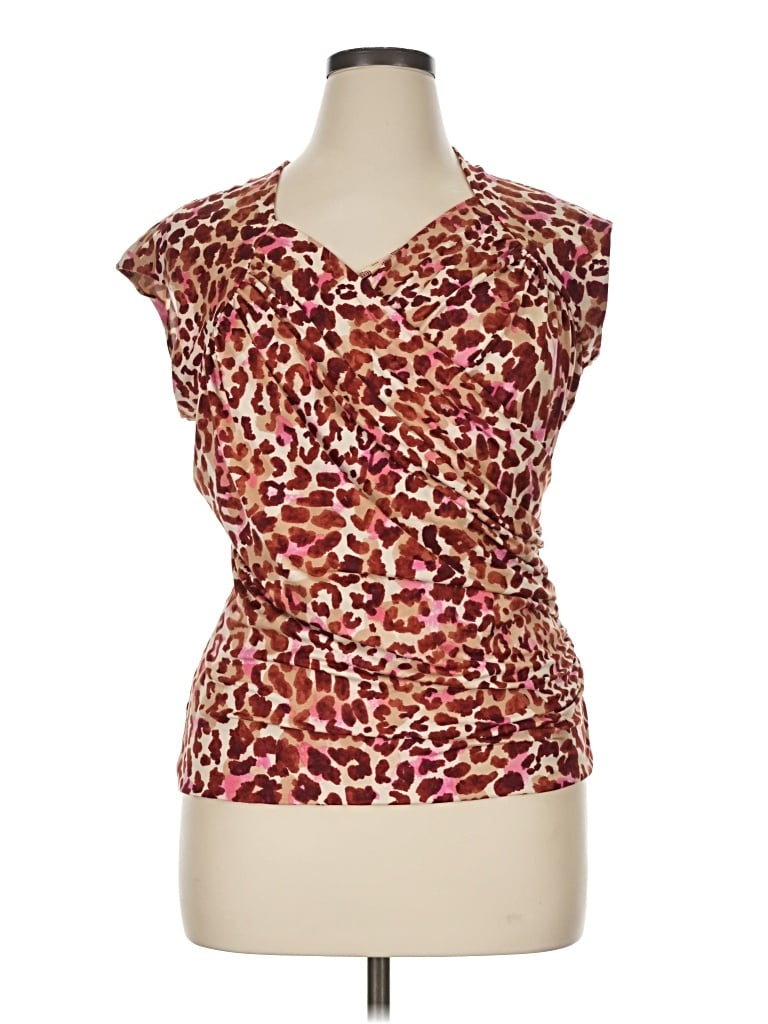 Pre-owned C. Wonder Sleeveless Blouse In Burgundy