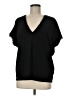DKNY Black Short Sleeve Blouse Size M - photo 1