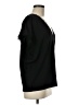 DKNY Black Short Sleeve Blouse Size M - photo 4