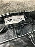 Zara Chevron-herringbone Black Jeans Size 6 - photo 8