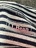 L.L.Bean Stripes Silver Turtleneck Sweater Size L - photo 7