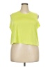 Real Essentials Yellow Sleeveless T-Shirt Size XXL - photo 1