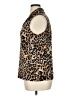 Kasper Animal Print Brown Sleeveless Blouse Size XL (estimated) - photo 5