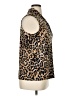 Kasper Animal Print Brown Sleeveless Blouse Size XL (estimated) - photo 4