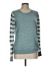 Hinge Chevron-herringbone Teal Pullover Sweater Size L - photo 1