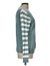 Hinge Chevron-herringbone Teal Pullover Sweater Size L - photo 4