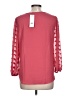NY Collection 100% Polyester Pink 3/4 Sleeve Blouse Size L - photo 2
