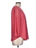 NY Collection 100% Polyester Pink 3/4 Sleeve Blouse Size L - photo 4