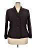 Le Suit Separates 100% Polyester Burgundy Blazer Size 18 - photo 1