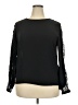 Who What Wear 100% Polyester Black Long Sleeve Blouse Size XXL - photo 1