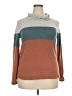Staccato Color Block Brown Turtleneck Sweater Size XXL (estimated) - photo 1