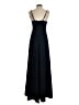 Birdy Grey 100% Polyester Blue Black Cocktail Dress Size S - photo 2
