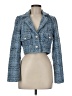 Love Tree Tweed Blue Blazer Size M - photo 1