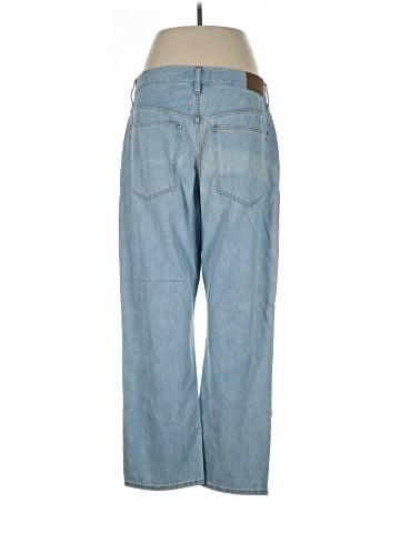 Madewell The '90s Straight Crop Jean in Fitzgerald Wash (view 2)