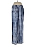 Solitaire 100% Rayon Tie-dye Blue Casual Pants Size L - photo 1