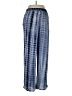 Solitaire 100% Rayon Tie-dye Blue Casual Pants Size L - photo 2