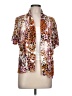 August Silk Orange Cardigan Size L - photo 1