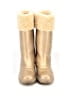 Ugg Australia Tan Rain Boots Size 8 - photo 2