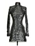 NBD Metallic Silver Cocktail Dress Size XXS - photo 1
