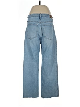 Madewell The Tall Perfect Vintage Wide-Leg Crop Jean in Altoona Wash: Raw-Hem Edition (view 2)