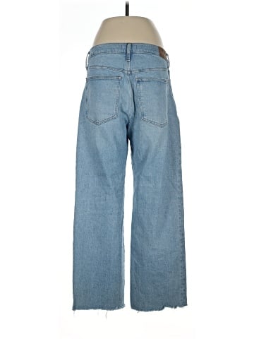 Madewell The Tall Perfect Vintage Wide-Leg Crop Jean in Altoona Wash: Raw-Hem Edition (view 2)