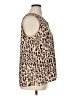 CAbi 100% Polyester Animal Print Brown Sleeveless Blouse Size XL - photo 4