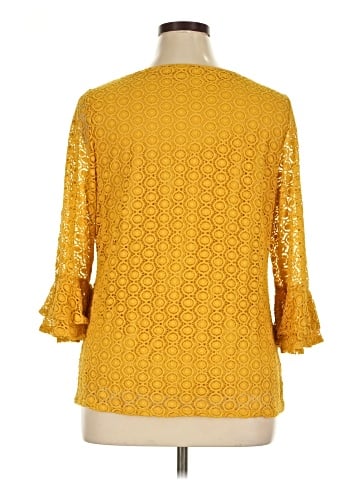 Roz & Ali 3/4 Sleeve Blouse (view 2)