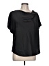 Anne Klein Black Short Sleeve Blouse Size L - photo 1
