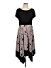 Perceptions Paisley Black Casual Dress Size L - photo 1
