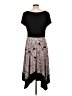 Perceptions Paisley Black Casual Dress Size L - photo 2