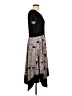 Perceptions Paisley Black Casual Dress Size L - photo 4