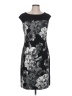 Connected Apparel Graphic Black Casual Dress Size 10 - photo 1