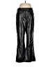 MICHAEL Michael Kors 100% Polyester Metallic Black Casual Pants Size M - photo 1