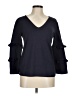Ann Taylor Black 3/4 Sleeve Top Size M - photo 1