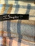 Simplee 100% Polyester Plaid Tan Long Sleeve Blouse Size L - photo 7