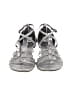 Stuart Weitzman 100% Leather Silver Wedges Size 7 - photo 2