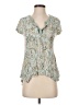 RXB 100% Rayon Teal Short Sleeve Henley Size S - photo 1