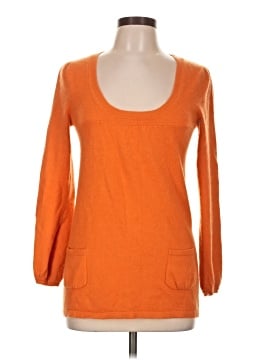 Vertical Design Cashmere Pullover Sweater