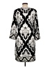 Allison Brittney Print Black Casual Dress Size L - photo 2