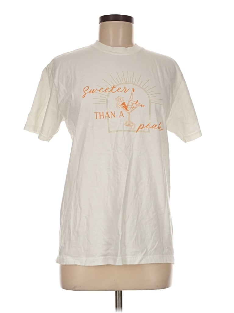 Pre-owned Comfort Colors Short Sleeve T-shirt In Ivory