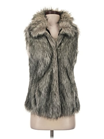 White House Black Market Faux Fur Vest (view 1)