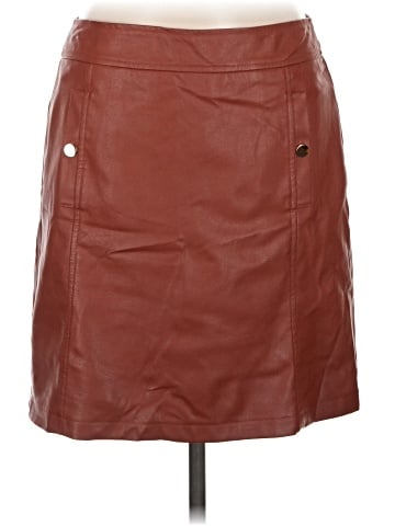 Ann Taylor LOFT Faux Leather Skirt (view 1)