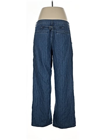 Madewell The Perfect Vintage Wide-Leg Trouser Jean in Indigo Stripe (view 2)