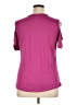 Just Be... Purple Short Sleeve Top Size 1X - photo 2